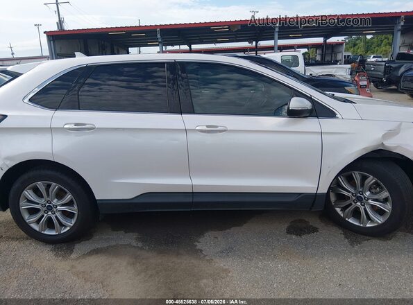 2FMPK3K93KBB67018 2019 FORD EDGE White Rear interior view