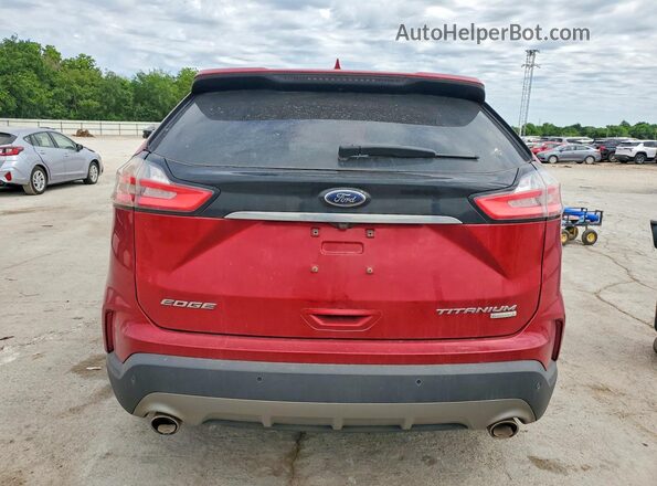 2FMPK3K93LBA94993 2020 FORD EDGE Красный Вид сзади