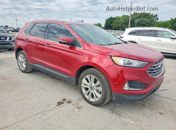 2FMPK3K93LBA94993 2020 FORD EDGE Красный Передняя правая четверть