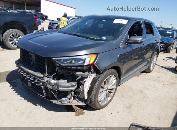 2FMPK3K93LBA99241 2020 FORD EDGE Gray Передня ліва чверть