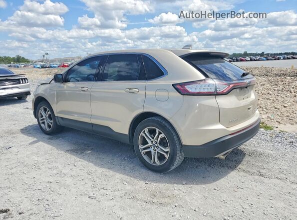 2FMPK3K94HBB55047 2017 FORD EDGE Gold უკანა მარცხენა