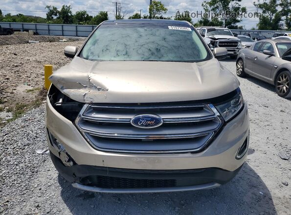 2FMPK3K94HBB55047 2017 FORD EDGE Gold წინა ხედი