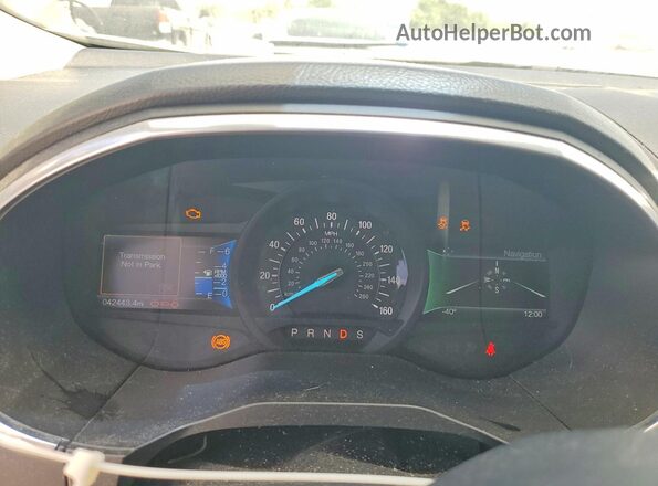2FMPK3K94HBB55047 2017 FORD EDGE Gold ხელსაწყოთა პანელის ხედი