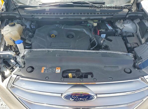 2FMPK3K94HBB55047 2017 FORD EDGE Gold ძრავის განყოფილების ხედი