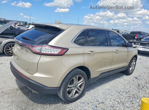 2FMPK3K94HBB55047 2017 FORD EDGE Gold უკანა მარჯვენა