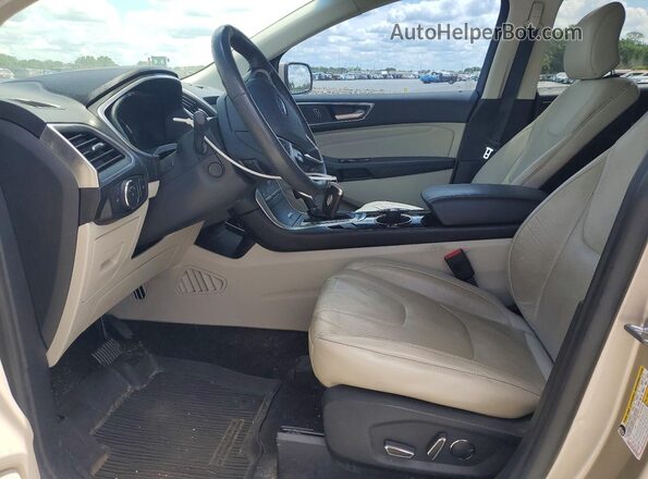 2FMPK3K94HBB55047 2017 FORD EDGE Gold წინა სალონის ხედი