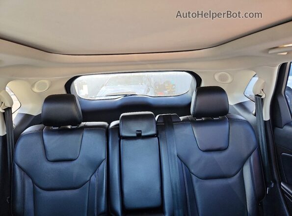 2FMPK3K94JBB15511 2018 FORD EDGE Silver უკანა სავარძლების ხედი