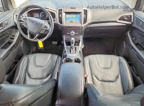 2FMPK3K94JBB15511 2018 FORD EDGE Silver წინა პანელის ხედი