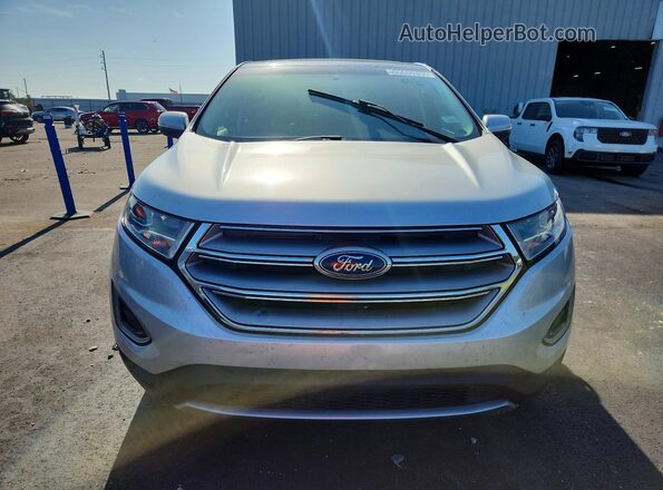 2FMPK3K94JBB15511 2018 FORD EDGE Silver წინა ხედი