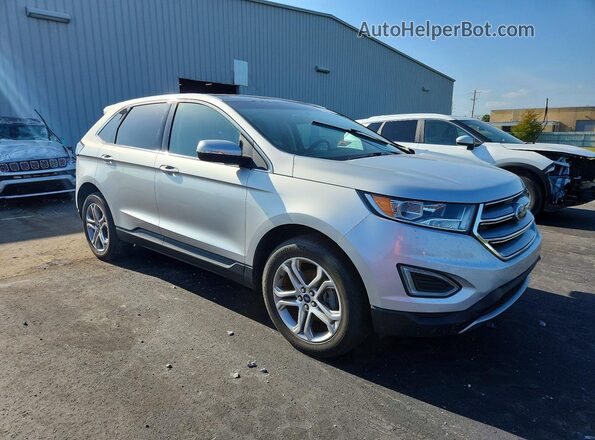 2FMPK3K94JBB15511 2018 FORD EDGE Silver წინა მარჯვენა
