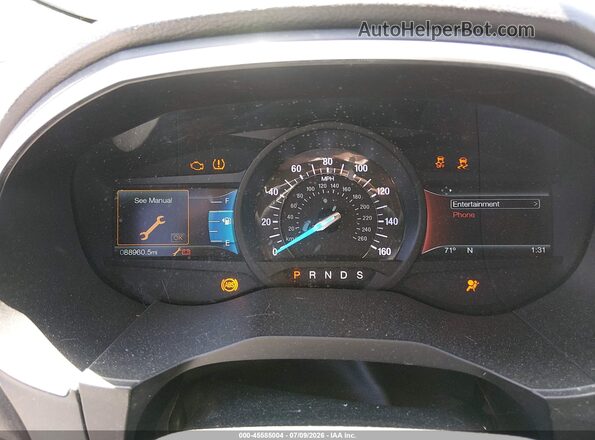 2FMPK3K94JBB42773 2018 FORD EDGE Черный Вид задних сидений