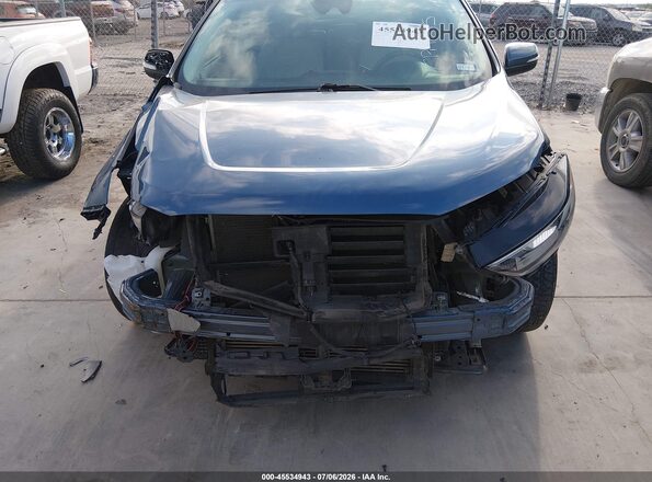 2FMPK3K94KBB49045 2019 FORD EDGE Blue Vista frontal