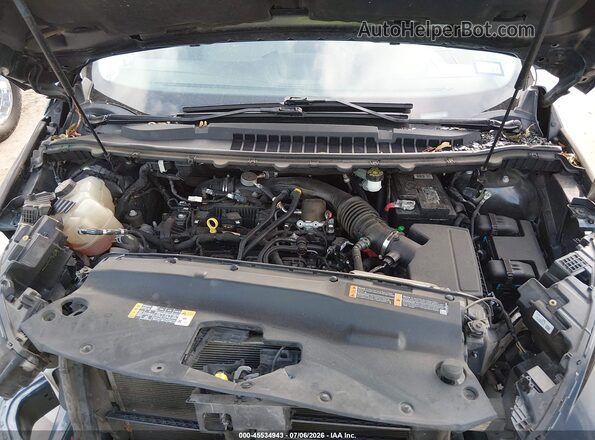 2FMPK3K94KBB49045 2019 FORD EDGE Blue Vista trasera