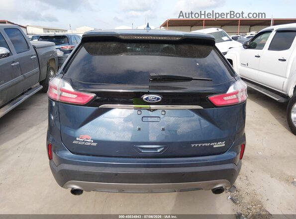 2FMPK3K94KBB49045 2019 FORD EDGE Blue 
