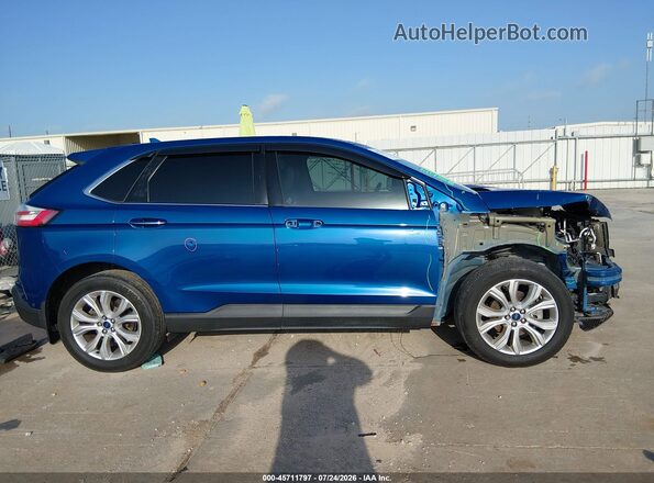 2FMPK3K94LBA54471 2020 FORD EDGE Blue Սալոնի 360 աստիճան տեսք