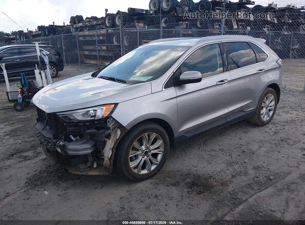 2FMPK3K94LBB10408 2020 FORD EDGE Silver Передня ліва чверть