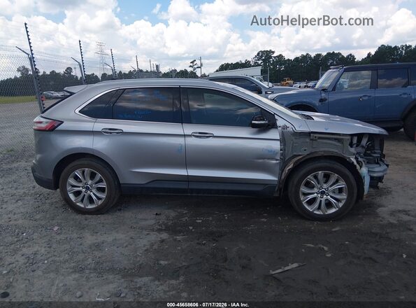 2FMPK3K94LBB10408 2020 FORD EDGE Silver Вид задньої частини салону