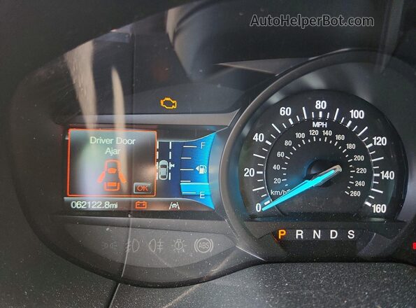 2FMPK3K94MBA18698 2021 FORD EDGE Black ხელსაწყოთა პანელის ხედი