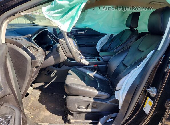 2FMPK3K94MBA18698 2021 FORD EDGE Black წინა სალონის ხედი