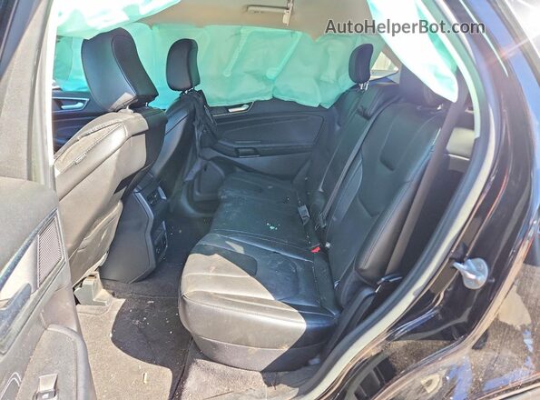 2FMPK3K94MBA18698 2021 FORD EDGE Black უკანა სავარძლების ხედი