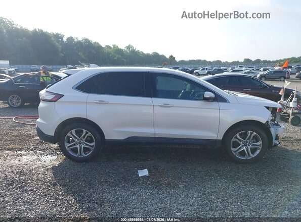 2FMPK3K95HBB12417 2017 FORD EDGE White 360 interior view