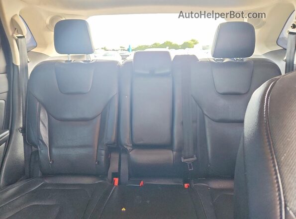 2FMPK3K95HBB29511 2017 FORD EDGE Black Rear seats view