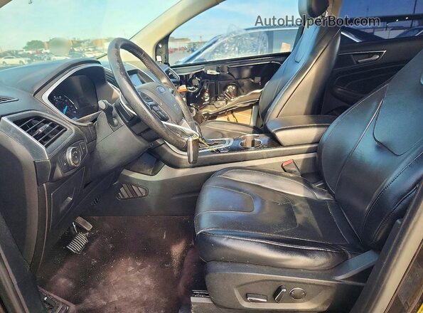2FMPK3K95HBB29511 2017 FORD EDGE Black Front interior view