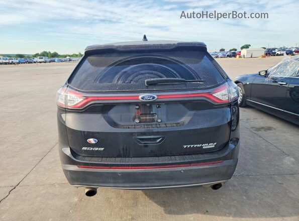 2FMPK3K95HBB29511 2017 FORD EDGE Black Rear view