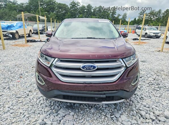 2FMPK3K95HBB81267 2017 FORD EDGE Burgundy Вид спереду