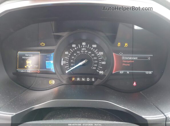 2FMPK3K95HBC58901 2017 FORD EDGE Черный Вид задних сидений