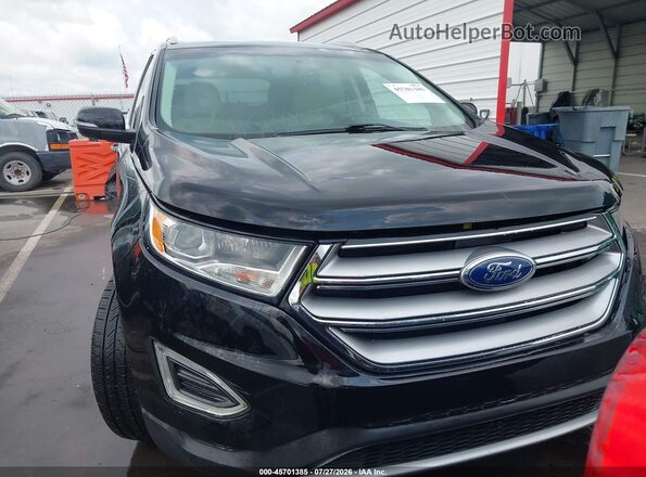 2FMPK3K95HBC58901 2017 FORD EDGE Черный Вид щитка приборов