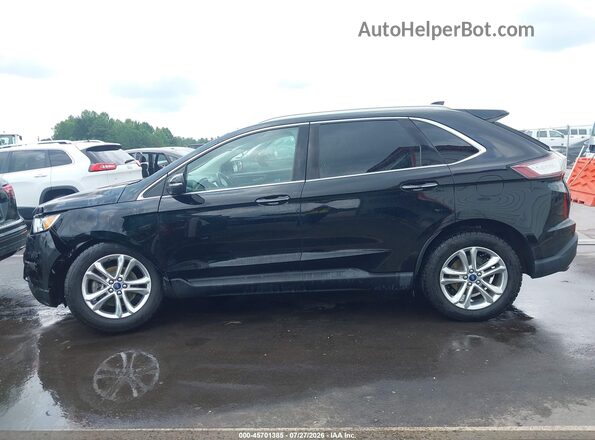 2FMPK3K95HBC58901 2017 FORD EDGE Черный Панорамный вид салона 360°