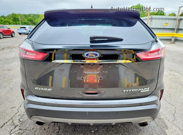 2FMPK3K95KBB81227 2019 FORD EDGE Серый Вид сзади