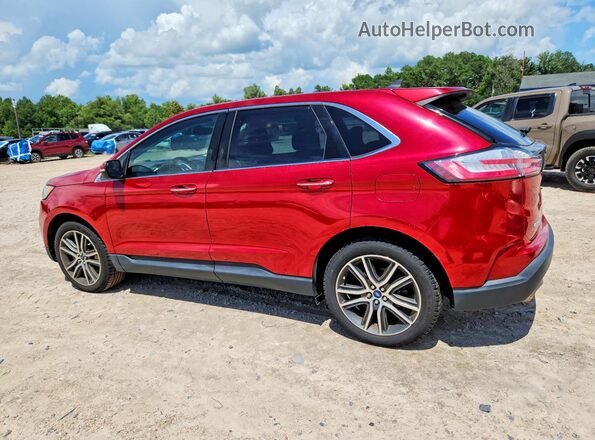 2FMPK3K95LBB46172 2020 FORD EDGE Красный Задняя левая четверть