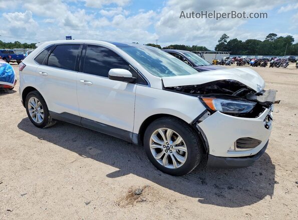 2FMPK3K95LBB53090 2020 FORD EDGE Белый Передняя правая четверть