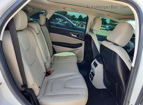 2FMPK3K95LBB53090 2020 FORD EDGE Белый Вид задней части салона