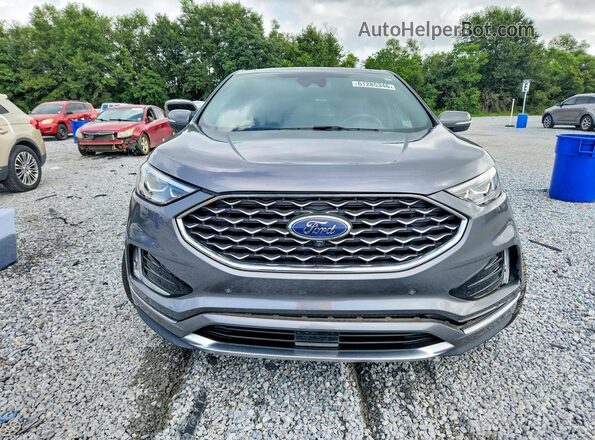 2FMPK3K95MBA45330 2021 FORD EDGE Gray Вид спереду