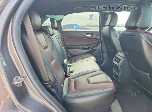 2FMPK3K95MBA45330 2021 FORD EDGE Gray Вид задніх сидінь