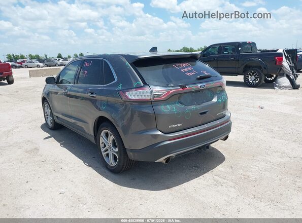 2FMPK3K96GBB66632 2016 FORD EDGE Gray Trasero izquierdo