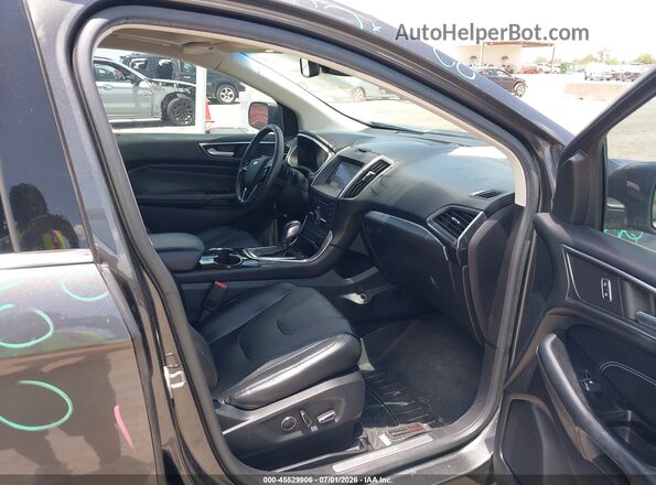 2FMPK3K96GBB66632 2016 FORD EDGE Gray Vista interior delantera