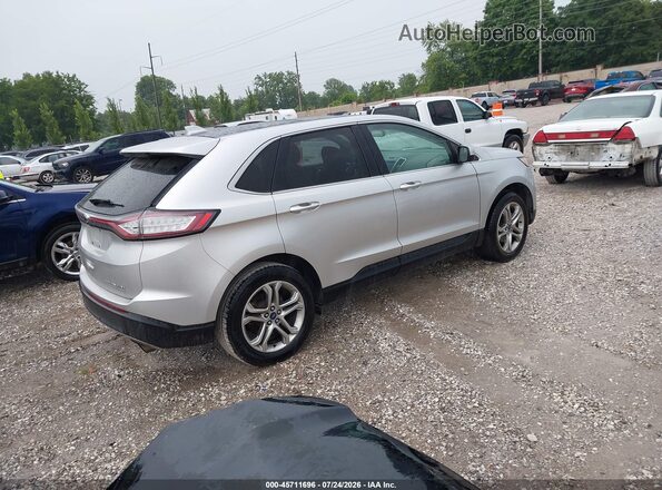 2FMPK3K96HBB29033 2017 FORD EDGE Silver Задня права чверть