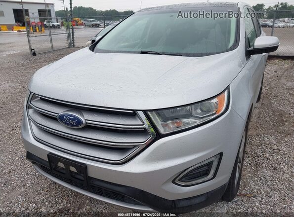 2FMPK3K96HBB29033 2017 FORD EDGE Silver Вид спереду