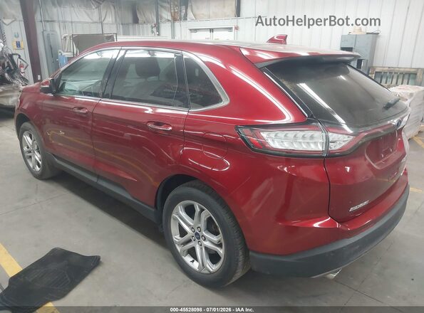 2FMPK3K96HBB58077 2017 FORD EDGE Red Tył lewy