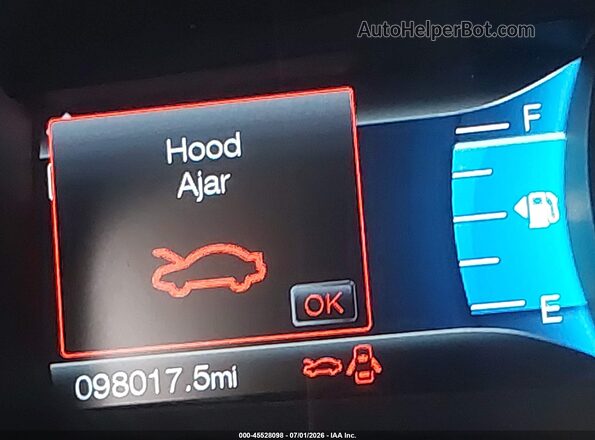 2FMPK3K96HBB58077 2017 FORD EDGE Red 
