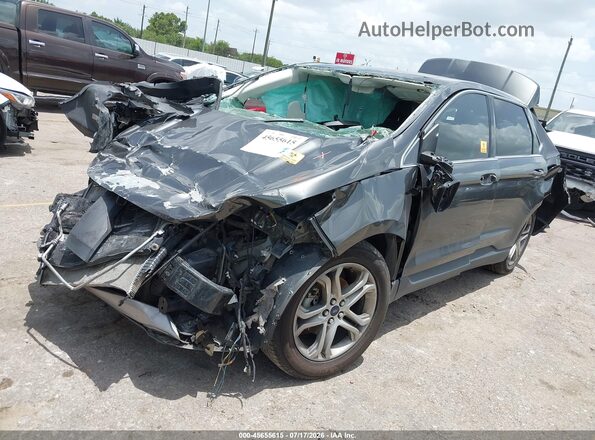 2FMPK3K96HBB75560 2017 FORD EDGE Серый Передняя левая четверть