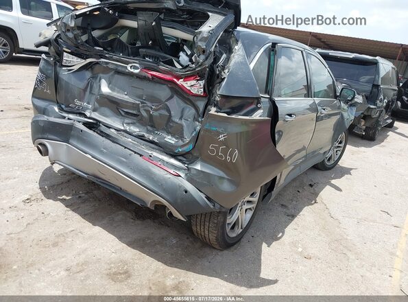 2FMPK3K96HBB75560 2017 FORD EDGE Серый Задняя правая четверть