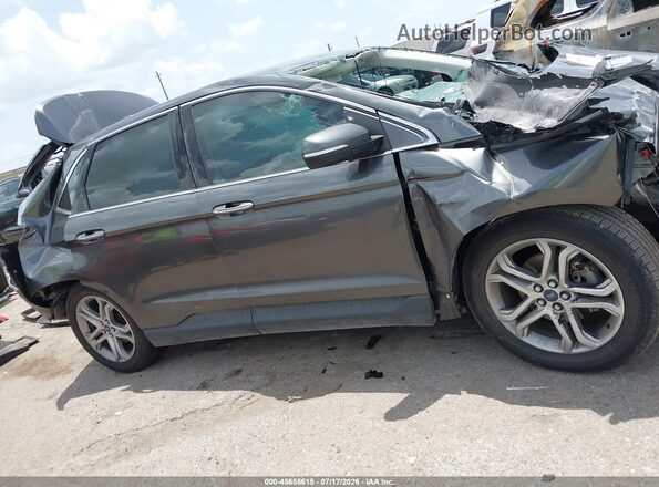 2FMPK3K96HBB75560 2017 FORD EDGE Серый Вид щитка приборов