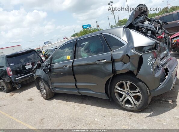 2FMPK3K96HBB75560 2017 FORD EDGE Серый Вид задней части салона