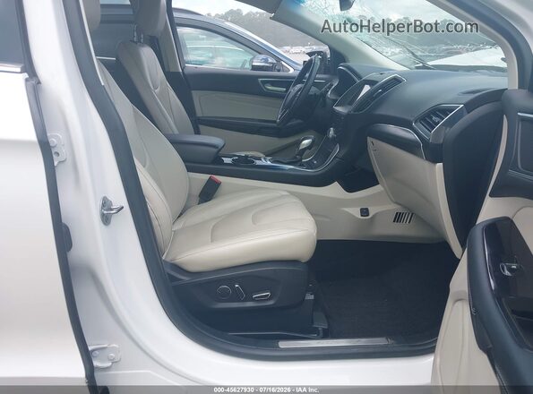 2FMPK3K96JBB90033 2018 FORD EDGE White წინა სალონის ხედი