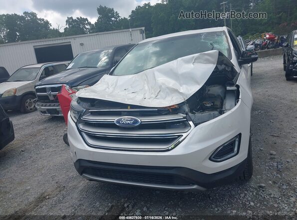 2FMPK3K96JBB90033 2018 FORD EDGE White ხელსაწყოთა პანელის ხედი